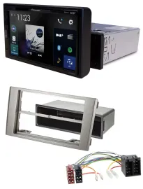 Pioneer DAB MP3 Bluetooth USB Autoradio für Iveco Daily (2006-2014) silber