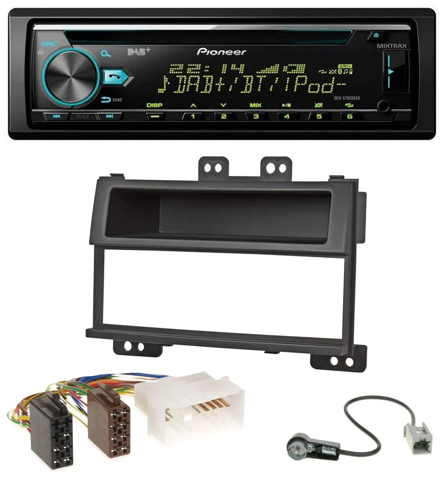 Автомагнитола для Hyundai i20 (2008–2011) Pioneer DAB, CD, USB, Bluetooth, MP3
