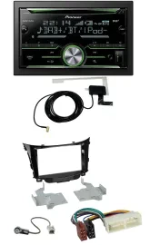 Pioneer CD USB MP3 Bluetooth 2DIN DAB Autoradio für Hyundai I30 (ab 2017)