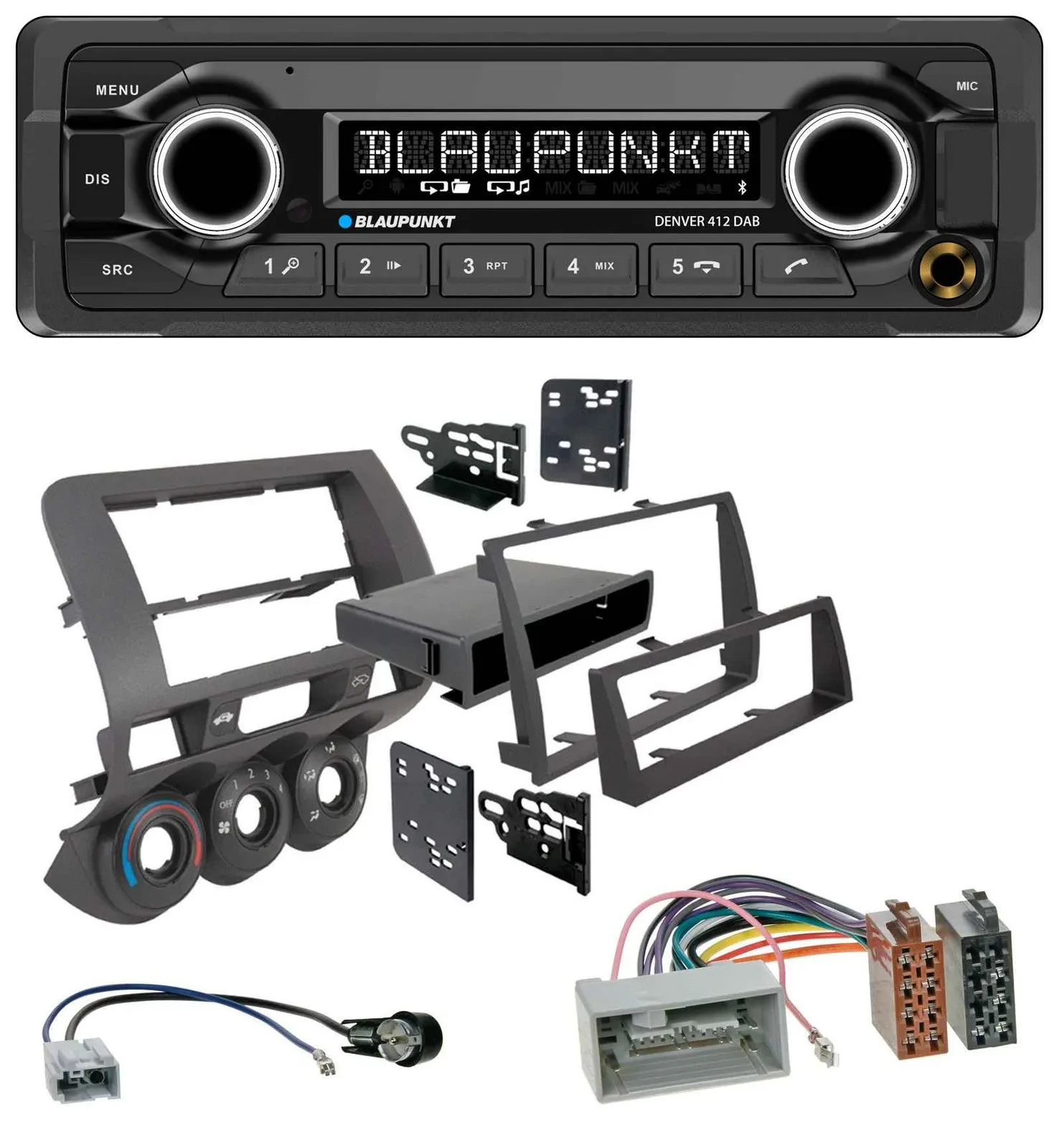 Blaupunkt Bluetooth DAB MP3 USB Autoradio für Honda Fit 06-07 nur US-Importe