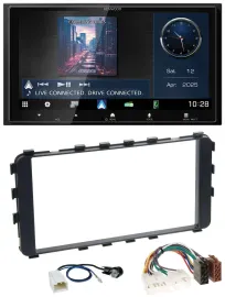 Kenwood Bluetooth 2DIN USB DAB MP3 Autoradio für Toyota Yaris 2006-2011 OEM-Navi