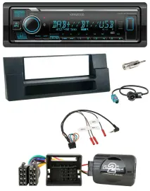 Kenwood Bluetooth Lenkrad DAB USB Autoradio für BMW 5er 01-04 E39 Aktivsystem Ab