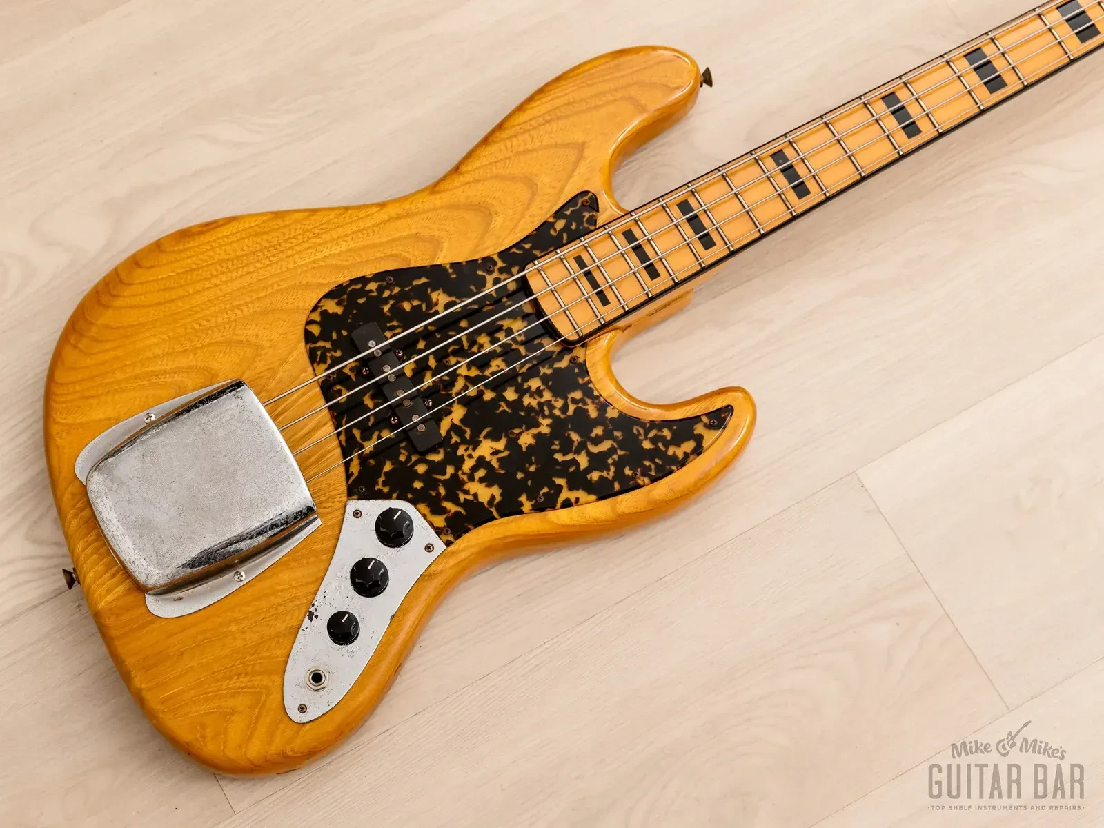 Б/У Бас-гитара H.S. Anderson Bask Bass HS-B1 1976, Jazz Bass, корпус: ясень, цвет: натуральный, Япония