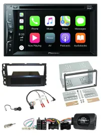 Pioneer Lenkrad USB DVD Bluetooth DAB 2DIN Autoradio für Cadillac BLS YSCF 2006-