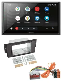 Pioneer USB 2DIN DAB MP3 Bluetooth Autoradio für Land Rover Free Lander 11-12