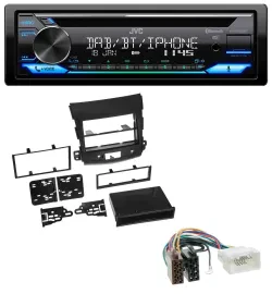 JVC Bluetooth MP3 USB DAB CD Autoradio für Citroen C-Crosser Mitsubishi Outlande