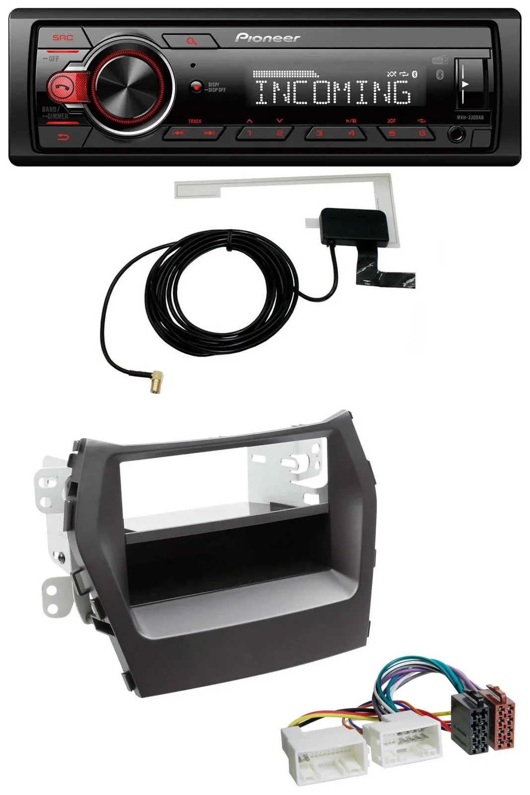 Автомагнитола для Hyundai Santa Fe (с 2012) Pioneer USB, MP3, DAB, Bluetooth