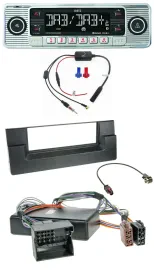 Dietz DAB USB MP3 Bluetooth Autoradio für BMW X5 E53 5er E39 Aktivsystem Quadloc