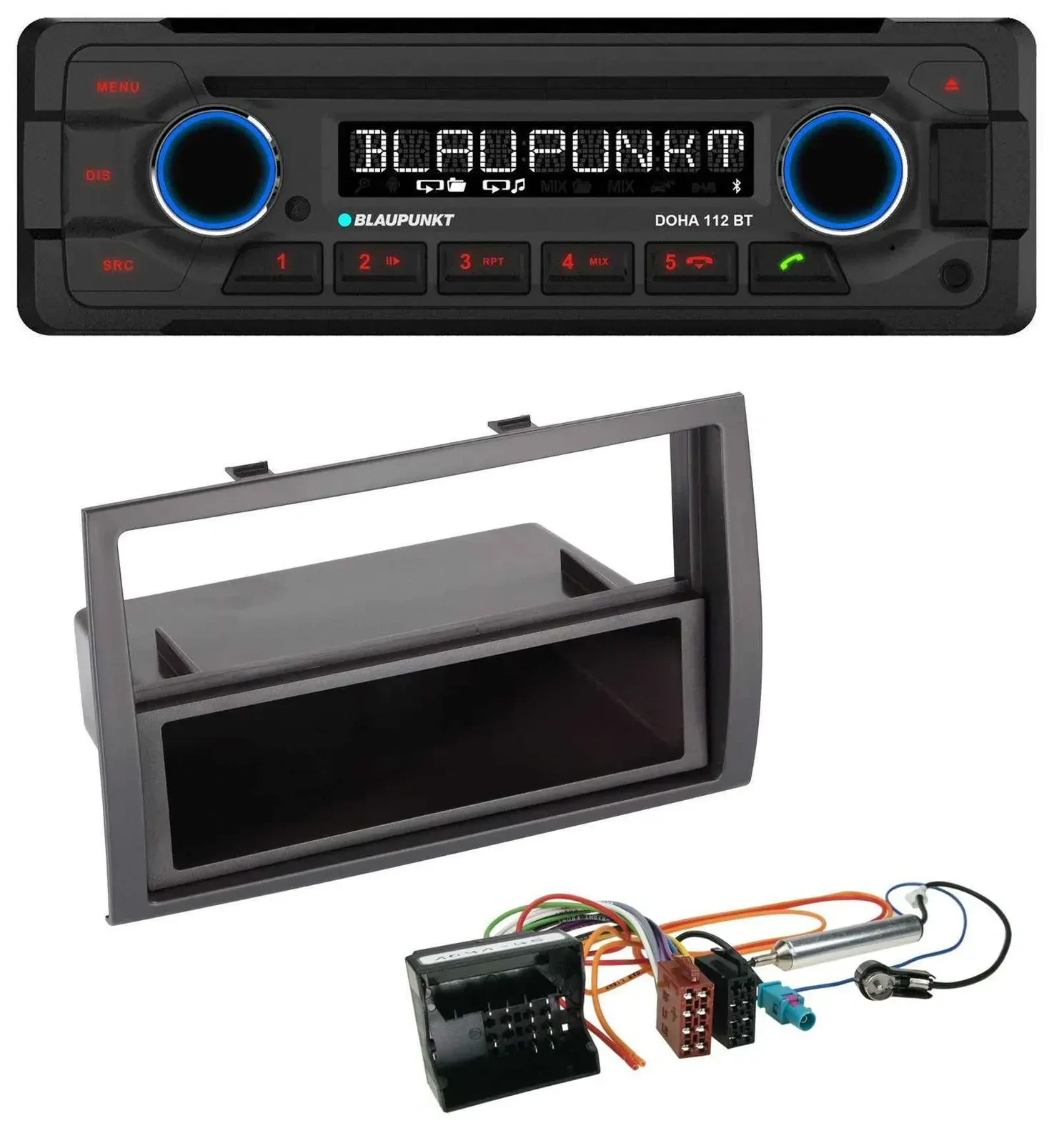 Автомагнитола для Citroen Jumper 2006–2011 Blaupunkt Bluetooth, USB, AUX, CD, MP3