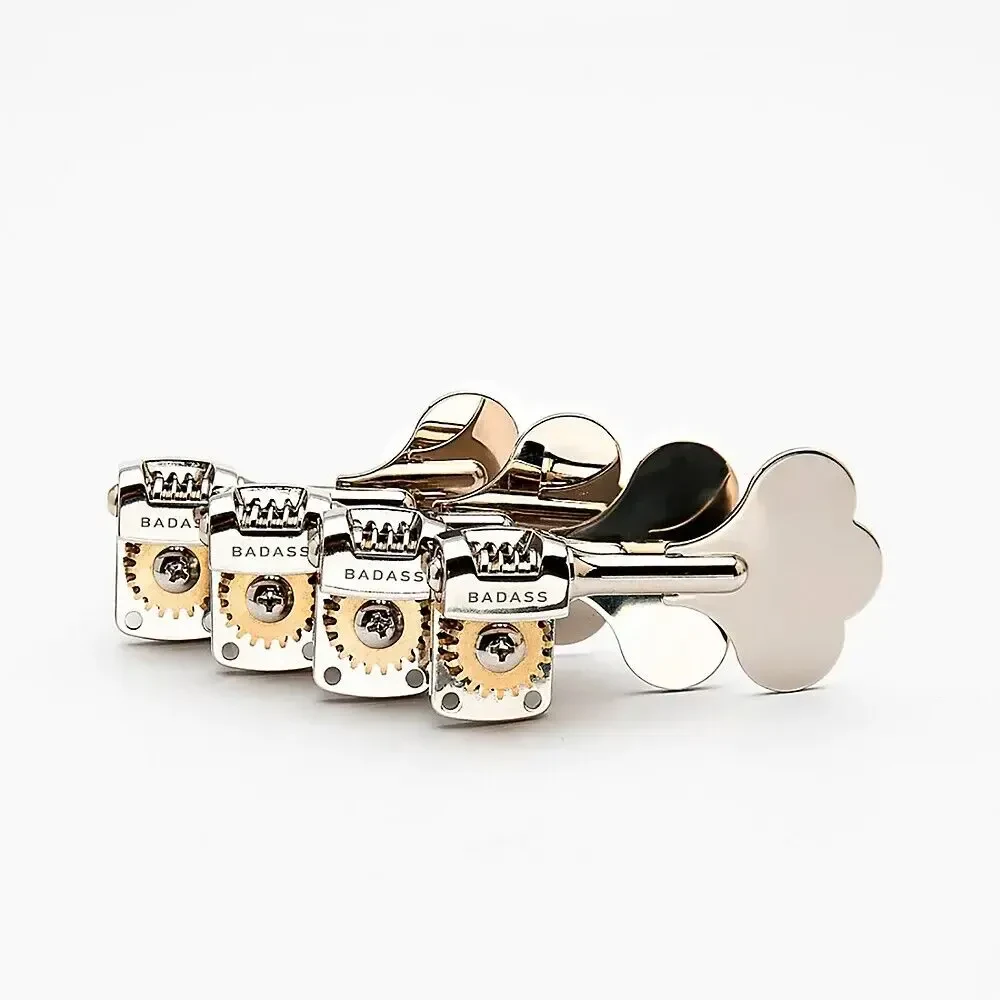 Колки для бас-гитары Leo Quan Badass OGT Mini 4-in-line Nickel