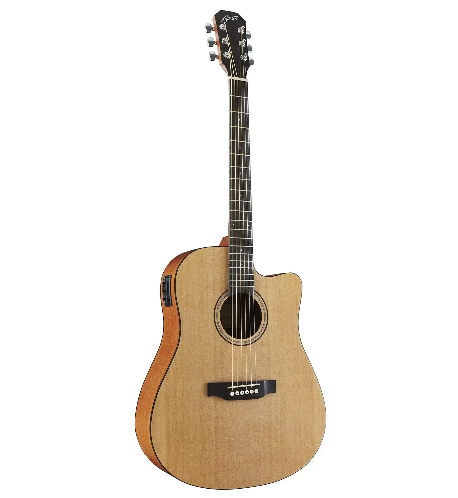 Бас-гитара Austin Guitars AA25DSEC акустическая, 6-струнная, праворукая