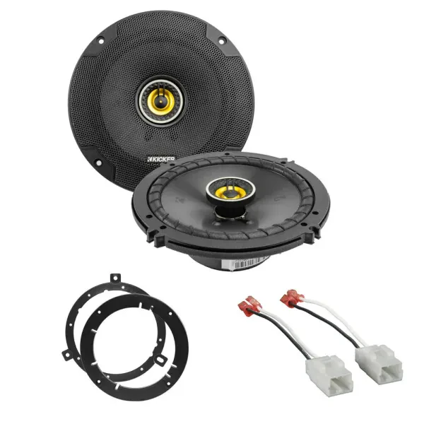 2007-2018 Jeep Wrangler JK Kicker Knee Panel Factory Speaker Replacement Package