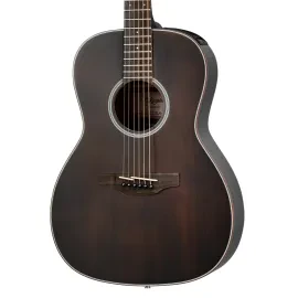 Takamine GY21E Left-Handed Parlor A/E Guitar, Solid Spruce Top, Satin Molasses