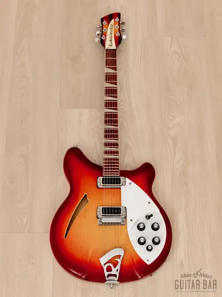 Полуакустическая электрогитара Rickenbacker 360 Semi-Hollow Fireglo USA 2012 w/ Case