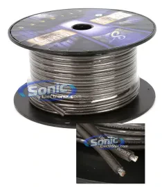 Stinger SHW512G 100 ft. Roll of HPM 12 Gauge Matte Gray Power/Ground Cable
