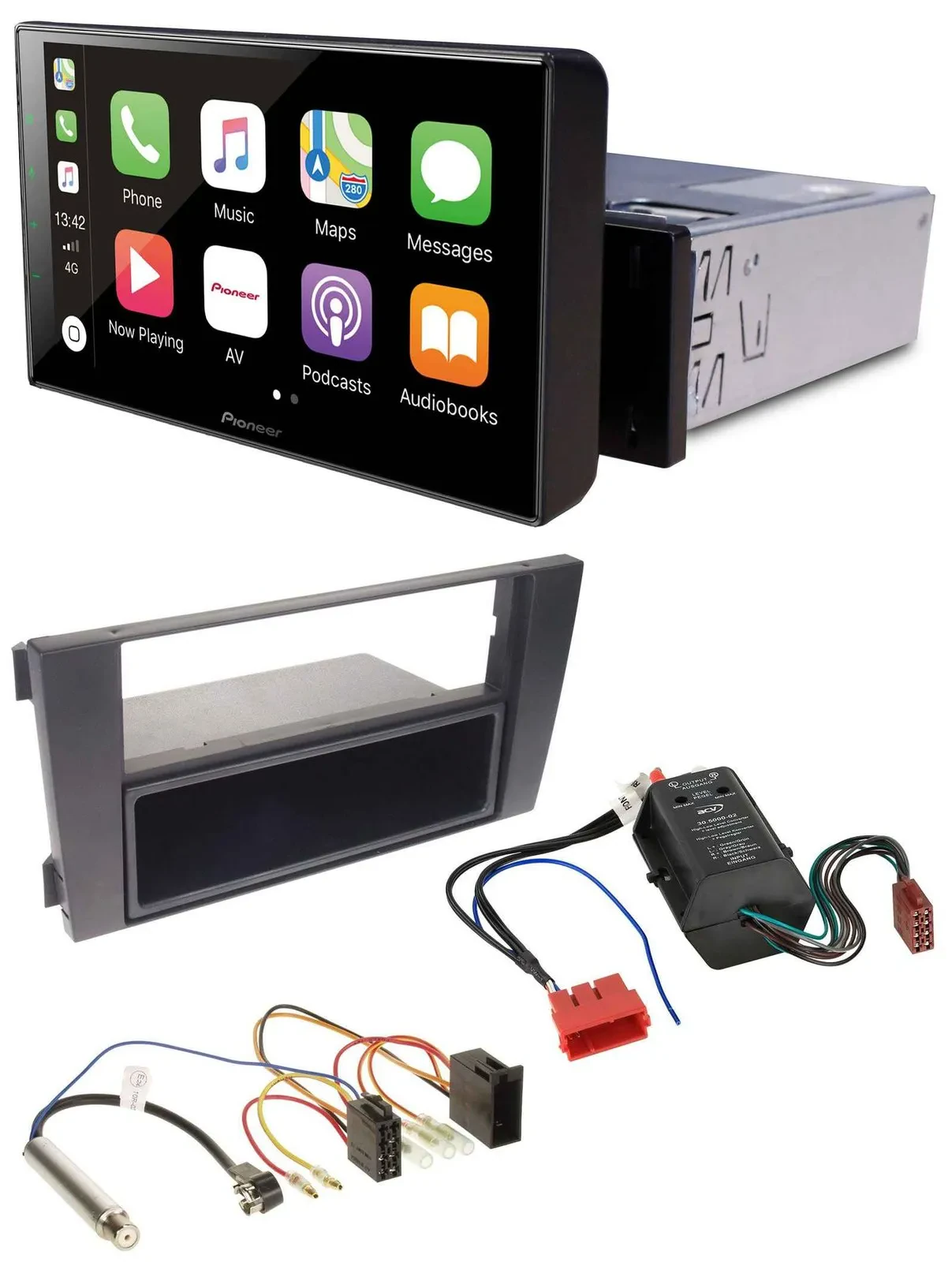 Pioneer Bluetooth MP3 DAB USB Autoradio für Audi A6 01-05 C5 Symphony Bose Aktiv