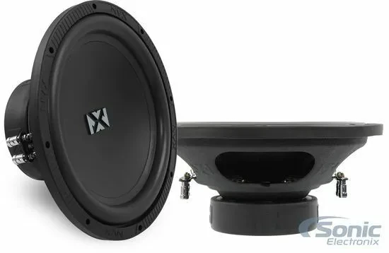 2) NVX NSW124v2 12" 350W RMS N-Series V2 Dual 4-Ohm Car Audio Subwoofers
