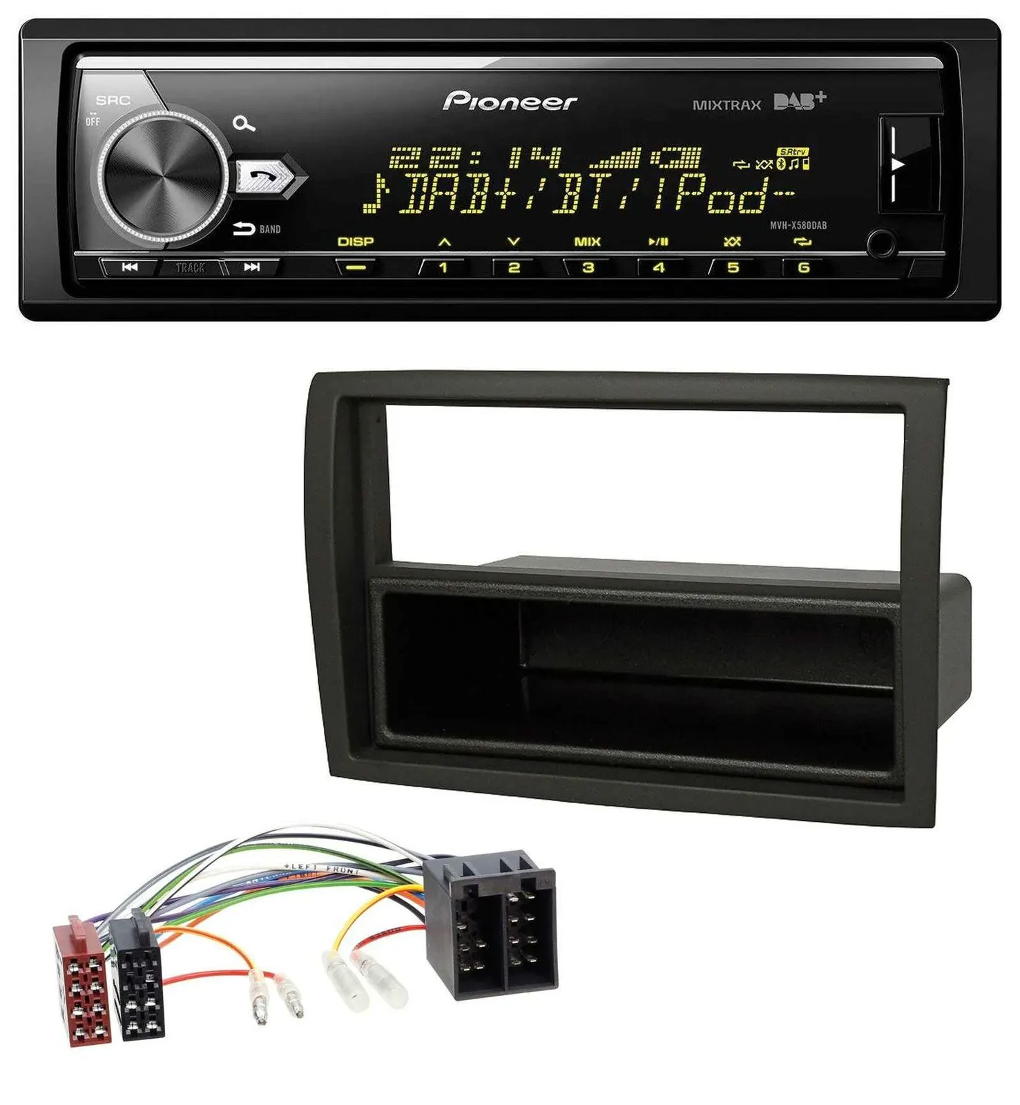 Автомагнитола Pioneer Bluetooth USB DAB MP3 для Citroen Jumper, Fiat Ducato, Peugeot B