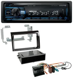 Alpine USB Bluetooth DAB MP3 Autoradio für Citroen Jumper 06-11 Quadlock piano s