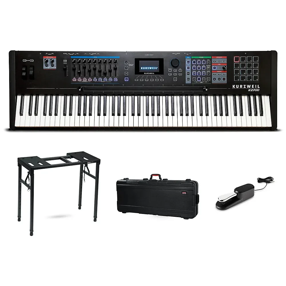 Kurzweil K2700 88Key Workstation Stage Bundle