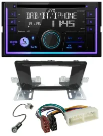 JVC MP3 USB 2DIN DAB Bluetooth CD Autoradio für Hyundai H 350 (ab 2016)