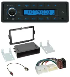 VDO AUX Bluetooth USB MP3 Autoradio für Dacia Dokker, Duster, Logan