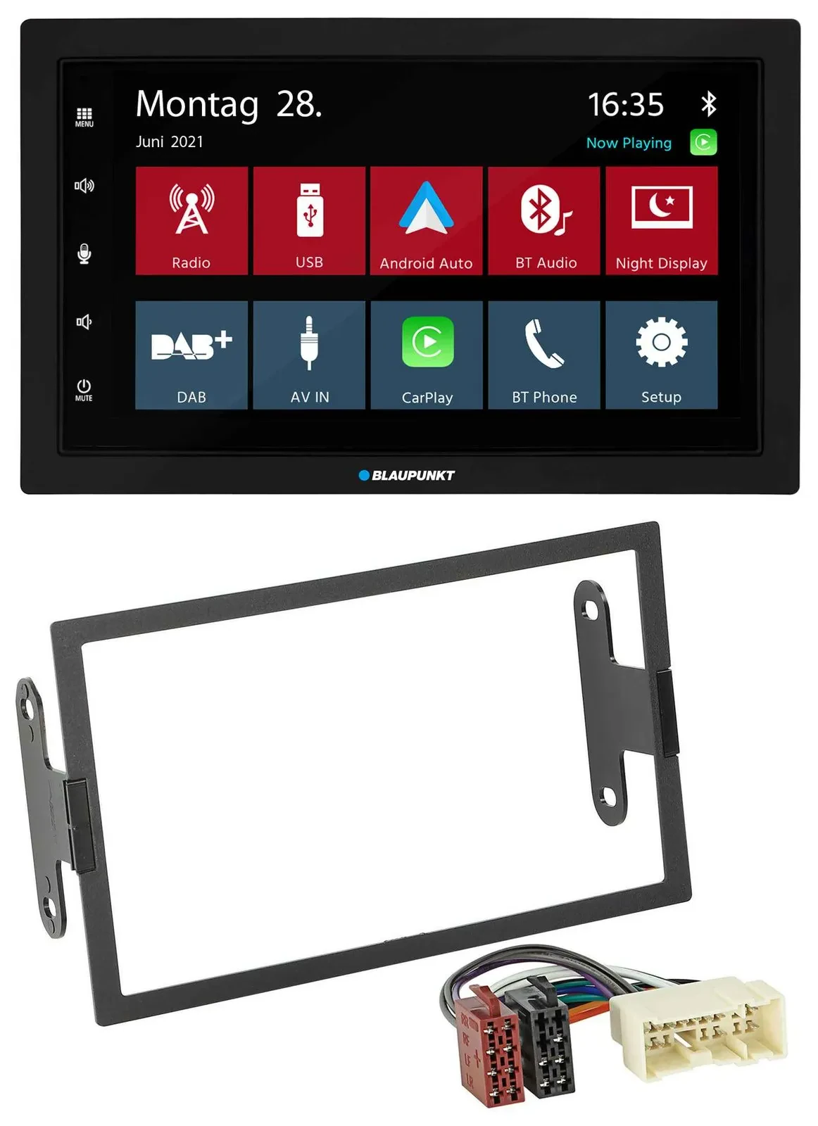 Blaupunkt MP3 Bluetooth DAB 2DIN USB Autoradio für Nissan Xterra 2000-2004