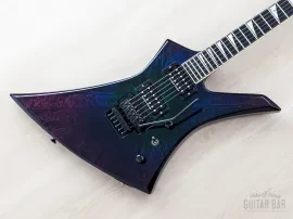 2002 Jackson USA Kelly KE2 Eerie Dess Swirl, Near-Mint w/ Hangtags, Case