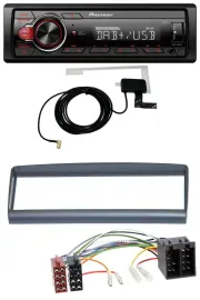 Pioneer 1DIN MP3 DAB USB AUX Autoradio für Alfa Romeo Spider GTV 1994-2005