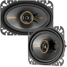 Kicker 51KSC4604 4x6" KS-Series 2-way 4-ohm Coaxial Speakers