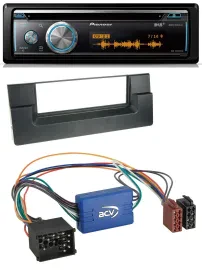 Автомагнитола для BMW 5 Series E39/X5 E53 Pioneer DAB, USB, CD, Bluetooth, MP3