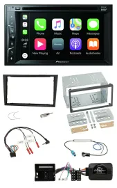 Pioneer Lenkrad USB DVD Bluetooth DAB 2DIN Autoradio für Opel Corsa D 2006-2008