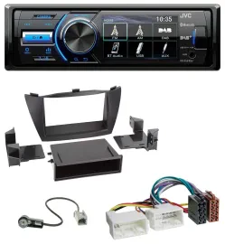 JVC Bluetooth MP3 USB DAB Autoradio für Hyundai Tucson (2010-2015)