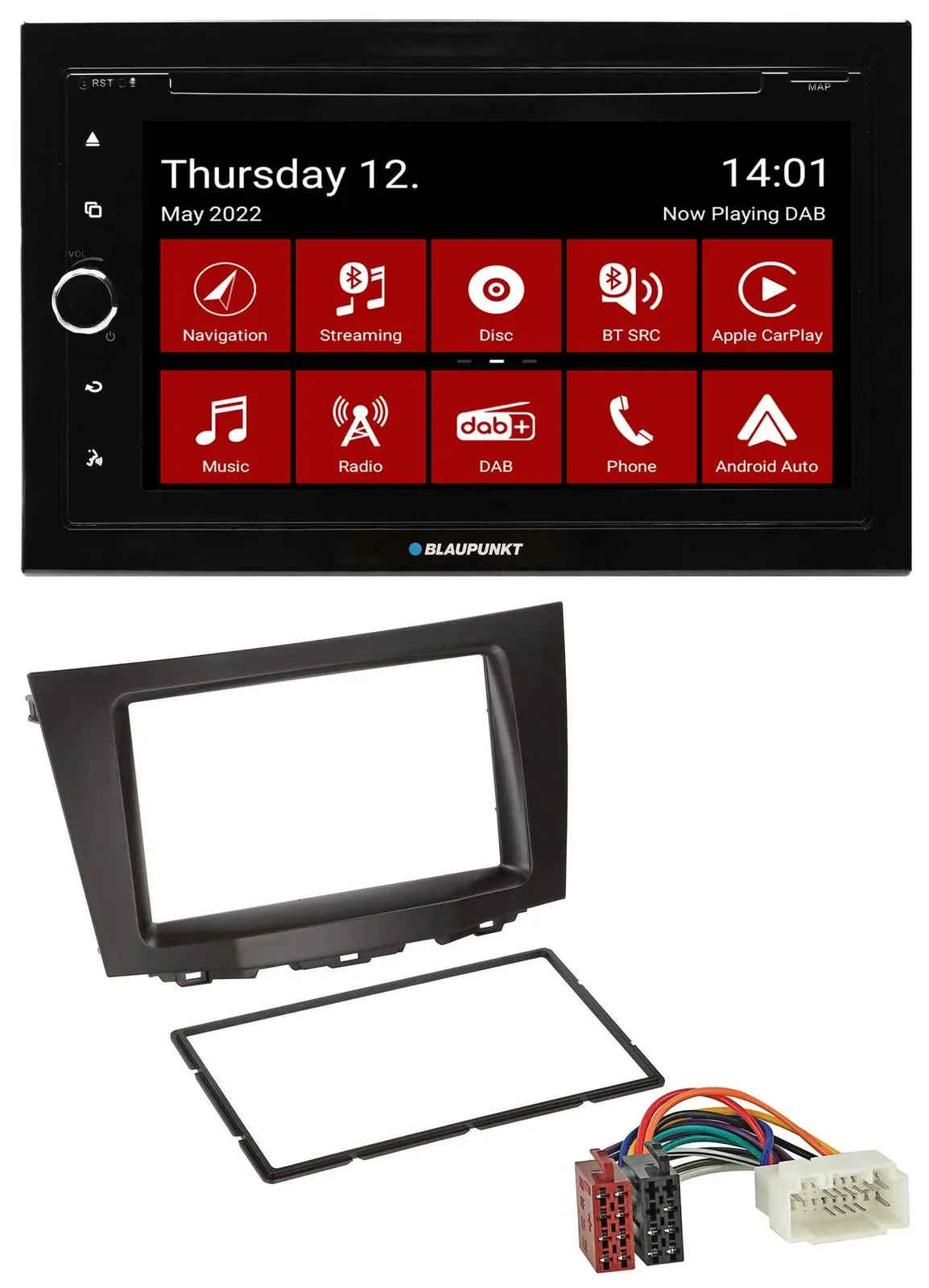 Автомагнитола для Suzuki Kizashi (с 2009) Blaupunkt 2DIN, MP3, DVD, Bluetooth, DAB, USB