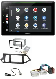 Pioneer 2DIN MP3 USB Bluetooth DAB Autoradio für Kia Picanto ab 11 Start-Stop