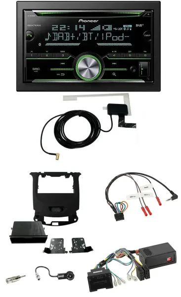 Pioneer CD USB Lenkrad Bluetooth 2DIN DAB Autoradio für Chevrolet Cruze ab 2016