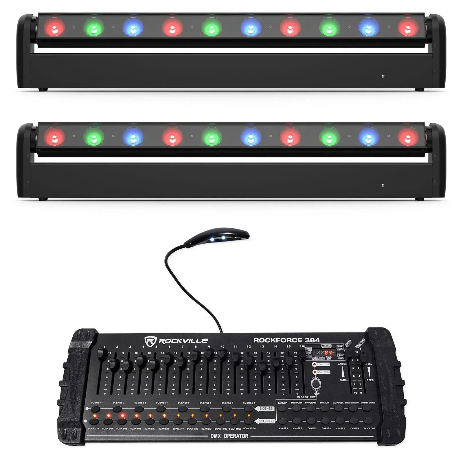 Светодиодный прибор Chauvet DJ COLORband PiX-M ILS RGB LED с DMX-пультом (пара)