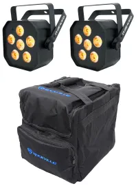 Светодиодный прибор Chauvet DJ EZLink Par Q6BT ILS RGBA с чехлом (пара)