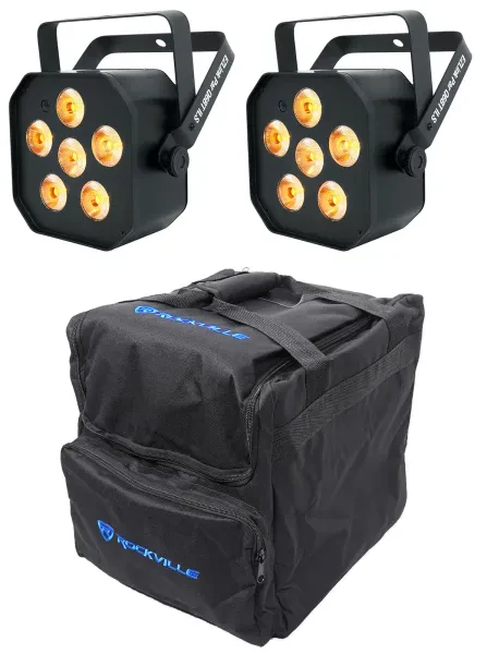 Светодиодный прибор Chauvet DJ EZLink Par Q6BT ILS RGBA с чехлом (пара)