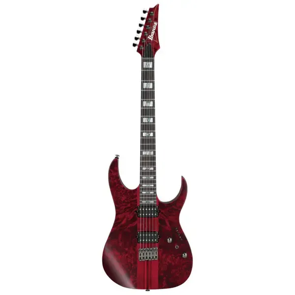 Электрогитара Ibanez RGT1221 Poplar Burl Electric Guitar, Ebony FB, Stained Wine Red Low Gloss