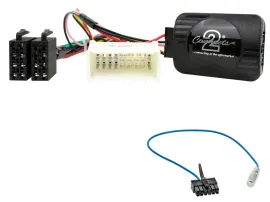 Connects2 Lenkradadapter für Hyundai Santa Fe ix55 Kia Carens Sportage Kenwood 4