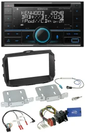 Kenwood CD 2DIN DAB USB Lenkrad Bluetooth Autoradio für Alfa Romeo Giulietta 201