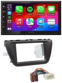 Kenwood MP3 USB DAB 2DIN Bluetooth Autoradio für Suzuki SX4 (ab 2013)