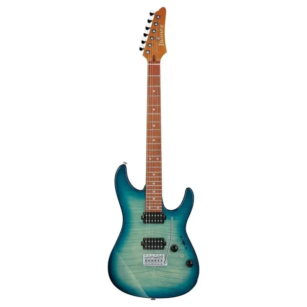 Ibanez AZ24S1F Standard 6 String Transparent Turquoise Burst Electric Guitar