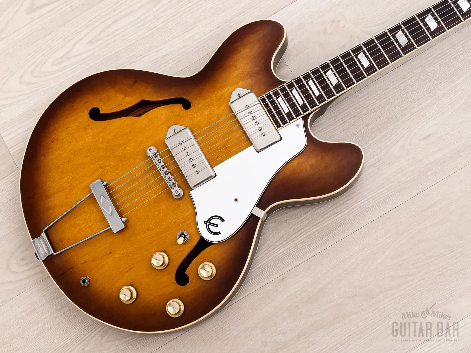 Б/У Электрогитара Epiphone Casino Pre-Elitist 1988, скрипичный санберст, с кейсом