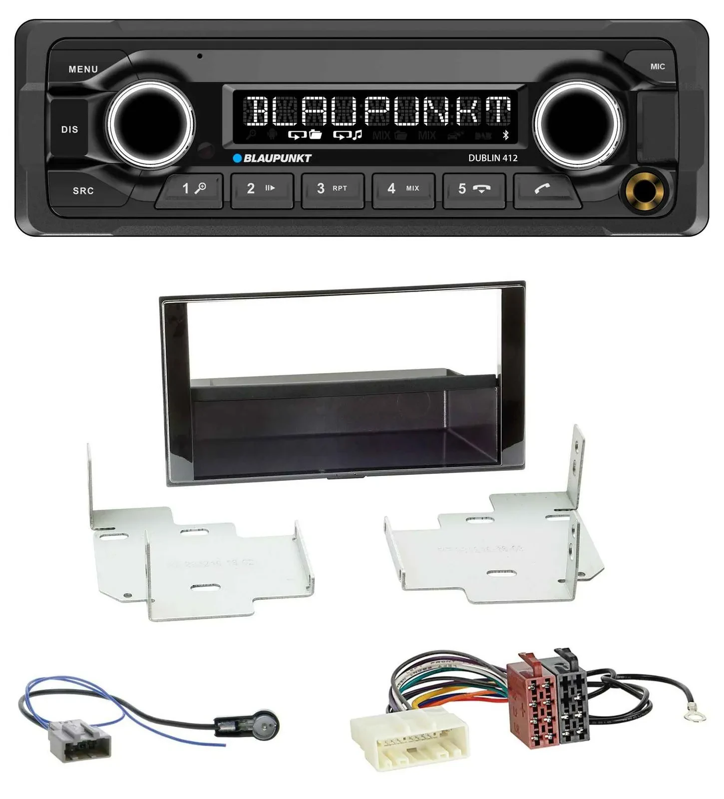 Blaupunkt MP3 Bluetooth USB AUX Autoradio für Nissan Micra, Note (ab 2013)