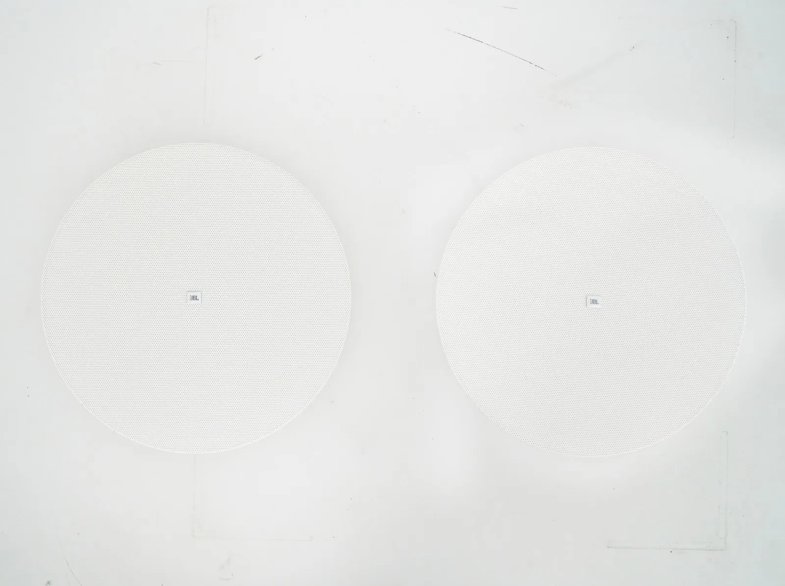 Pair JBL MTC-416WG Weatherized Magnetic White Grilles for Control 416 Speakers