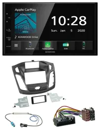Kenwood Bluetooth MP3 DAB USB 2DIN Autoradio für Ford Focus (2011-2014)