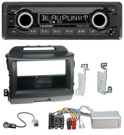 Blaupunkt Bluetooth DAB Lenkrad USB Autoradio für Kia Sportage 3 10-15 schwarz