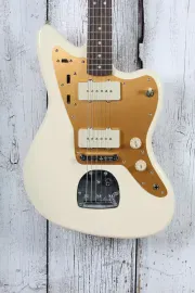 Fender Squier J Mascis Signature Jazzmaster Electric Guitar Vintage White Finish